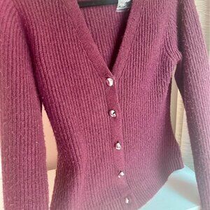 Song of Style (REVOLVE) Burgundy Cardigan- Size M- NWT